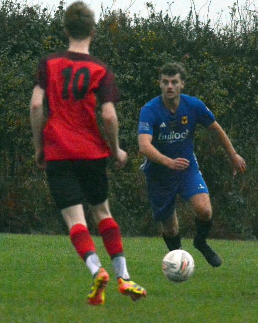 Zac Rowell - scored timely equaliser for Carew at Clarby Road